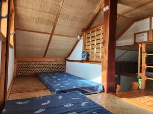 Bed spaces for up to two children
